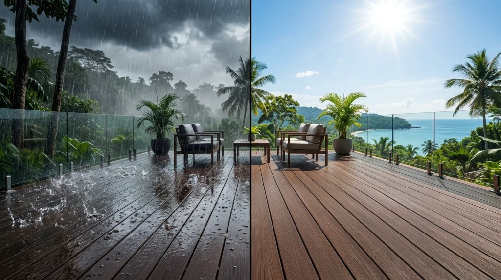 Thách thức mọi điều kiện thời tiết: Sức bền vượt thời gian của sàn gỗ nhựa Thách thức mọi điều kiện thời tiết: Sức bền vượt thời gian của sàn gỗ nhựa