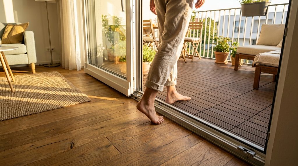 Mở rộng không gian: Nghệ thuật kết nối liền mạch trong nhà và ngoài ban công Mở rộng không gian: Nghệ thuật kết nối liền mạch trong nhà và ngoài ban công