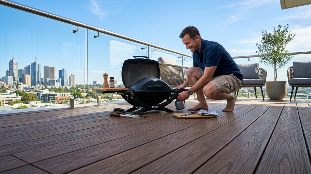 Thỏa sức tiệc tùng: Không gian BBQ hoàn hảo và vô âu lo với sàn gỗ nhựa