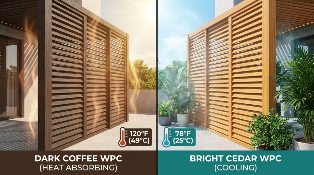 chọn màu sắc cho lam che nắng gỗ nhựa ngoài trời chọn màu sắc cho lam che nắng gỗ nhựa ngoài trời