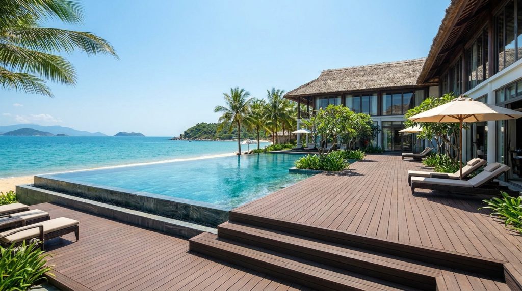 công trình thực tế chứng minh gỗ nhựa awood của nước nào