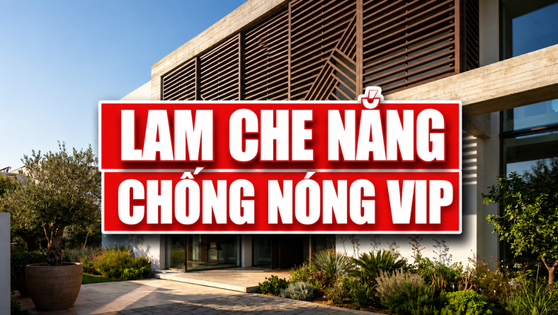 Lam che nắng gỗ nhựa ngoài trời: Top 5 Bí quyết Vàng 2026