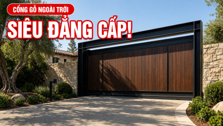 Cổng gỗ nhựa ngoài trời: Top 5 Mẫu thiết kế siêu VIP 2026 4 Cổng gỗ nhựa ngoài trời: Top 5 Mẫu thiết kế siêu VIP 2026