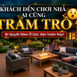 Khách Đến Chơi Nhà Ai Cũng Trầm Trồ Vì Góc Sân Vườn Này!