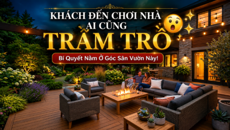 Khách Đến Chơi Nhà Ai Cũng Trầm Trồ Vì Góc Sân Vườn Này!