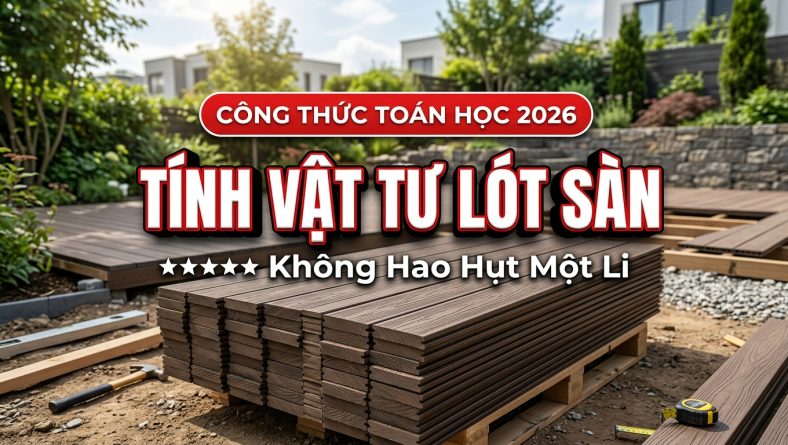Mẹo tính vật tư lót sàn gỗ nhựa AWOOD chuẩn xác, không hao hụt 2026