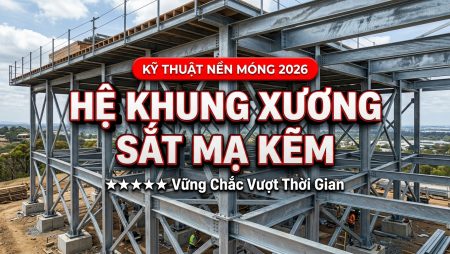 Hướng dẫn thiết kế hệ khung xương sắt mạ kẽm cho sàn ngoài trời vững chắc 2026