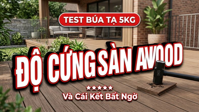 Test thử độ cứng của sàn AWOOD bằng búa tạ và cái kết 2026
