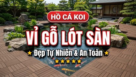 Làm sao để lót vỉ gỗ quanh hồ cá Koi vừa đẹp tự nhiên vừa an toàn? 17 Làm sao để lót vỉ gỗ quanh hồ cá Koi vừa đẹp tự nhiên vừa an toàn?