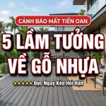 Những lầm tưởng về gỗ nhựa ngoài trời tai hại khiến bạn mất tiền oan 2026