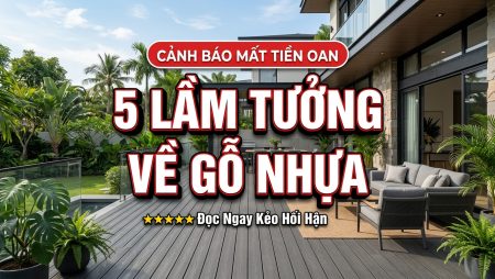 Những lầm tưởng về gỗ nhựa ngoài trời tai hại khiến bạn mất tiền oan 2026 9 Những lầm tưởng về gỗ nhựa ngoài trời tai hại khiến bạn mất tiền oan 2026