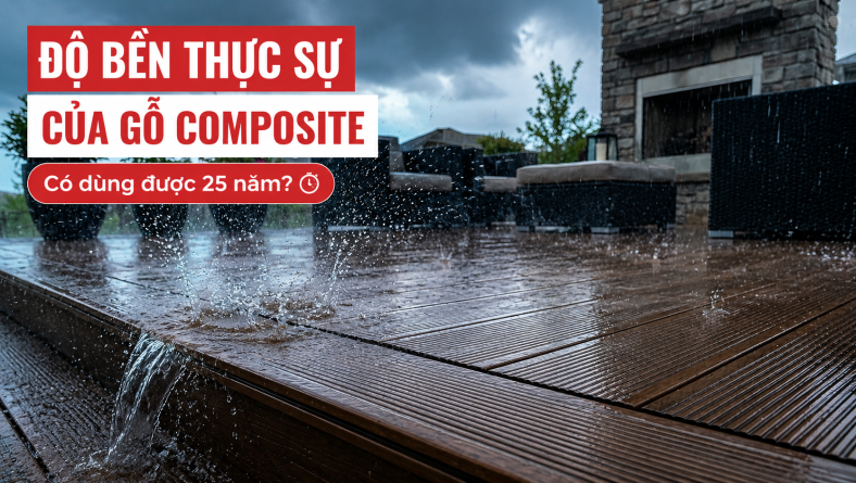Độ bền của sàn gỗ nhựa composite: 5 Bí mật siêu chuẩn quyết định tuổi thọ công trình 2026