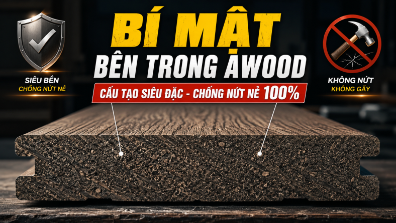 Giải Mã Cấu Tạo Đặc Biệt Giúp Sàn Gỗ AWOOD Không Bao Giờ Bị Nứt Nẻ!