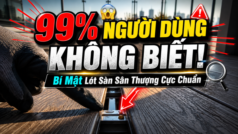 Giải Mã Bí Mật: 99% Người Dùng Không Biết Điều Này Khi Lót Sàn Sân Thượng!