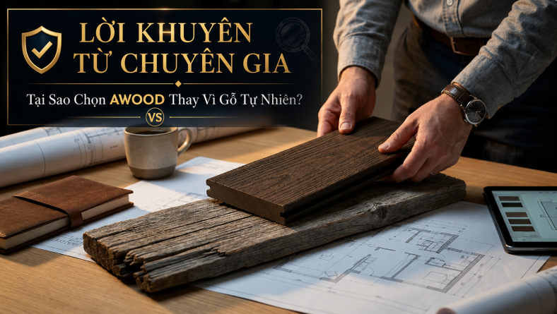 Giải Mã: Tại Sao Các Chuyên Gia Lại Khuyên Dùng AWOOD Thay Vì Gỗ Tự Nhiên?