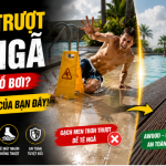 Trơn Trượt Té Ngã Ở Sân Hồ Bơi? Cứu Tinh Của Bạn Đây!