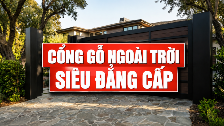 Cổng gỗ nhựa ngoài trời: Top 5 Mẫu thiết kế siêu VIP 2026 7 Cổng gỗ nhựa ngoài trời: Top 5 Mẫu thiết kế siêu VIP 2026