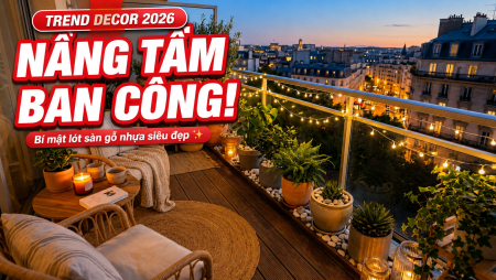 Trend decor ban công 2026: Bí mật nâng tầm không gian sống