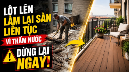 Lột Lên Làm Lại Sàn Liên Tục Vì Thấm Nước? Dừng Lại Ngay!