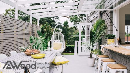 Vật liệu làm giàn hoa pergola ngoài trời