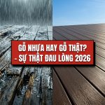 Gỗ tự nhiên vs Gỗ nhựa AWood: 4 Sự thật đau lòng 2026