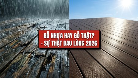 Gỗ tự nhiên vs Gỗ nhựa AWood: 4 Sự thật đau lòng 2026 5 Gỗ tự nhiên vs Gỗ nhựa AWood: 4 Sự thật đau lòng 2026