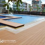 Ứng dụng của sàn gỗ ngoài trời với hồ bơi- sân vườn