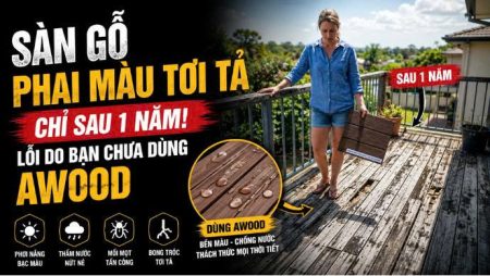 Sàn Gỗ Phai Màu Tơi Tả Chỉ Sau 1 Năm? Lỗi Do Bạn Chưa Dùng AWOOD!